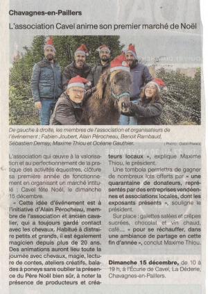 3 article de presse marche de noel